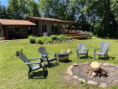 OCR - F609 Lumberjack Log Cabin, Muskoka River, Bracebridge, Muskoka