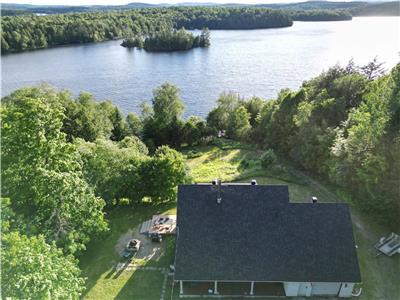 Waterfront Lac Lesage Perfect Sunsets Clean Lake SPA Arcade Ping Pong Foosball Basketball