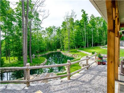 Stillwoods Cottage Luxury, Tranquility w/natural swim pool, view Madawaska Highlands, near Algonquin