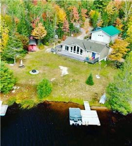 97 acre lakefront home, completely off-grid, 4 severed lot PINS fronting on road and owned shoreline