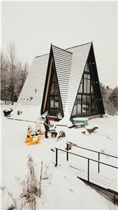 AAT Aframe Cabin on French River