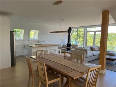 Brand new 2 Story modern A-Frame on quiet lake