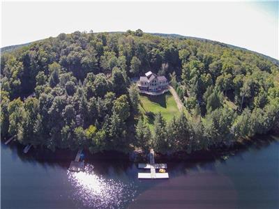 Calypso on Big Clear Lake with hot tub is available the summer of 2024