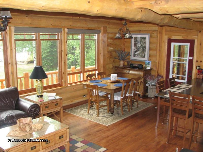 Sunset Bay Log Vacation Rentals Thunder Bay Cottage Rental PL10982