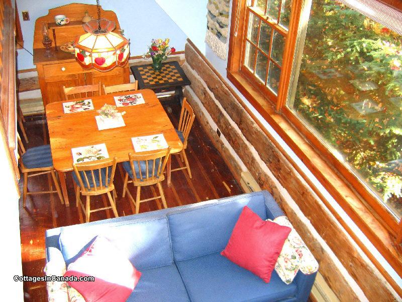 Beautiful Quebec Log Chink Cottage Flesherton Cottage Rental DI