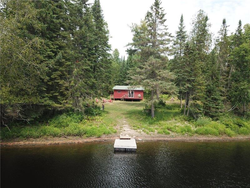 Cedar Wood Cabin at Madawaska River Griffith Cottage Rental DI