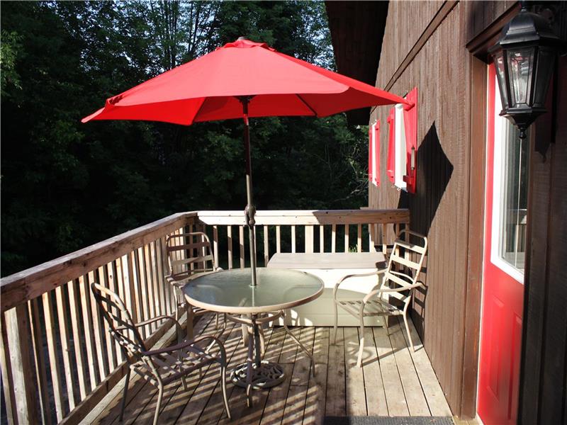 The 3 Pines Chalet view on the Calabogie Cottage Rental DI21068