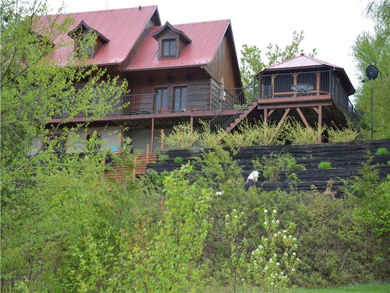 Lac Croche Canadian Log Cabin (40 La Minerve Cottage Rental GL