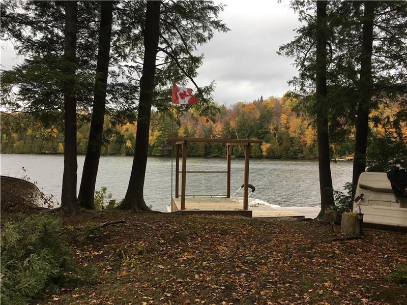Waterfront Boat Access Only Cottage Bancroft Cottage Rental Gl