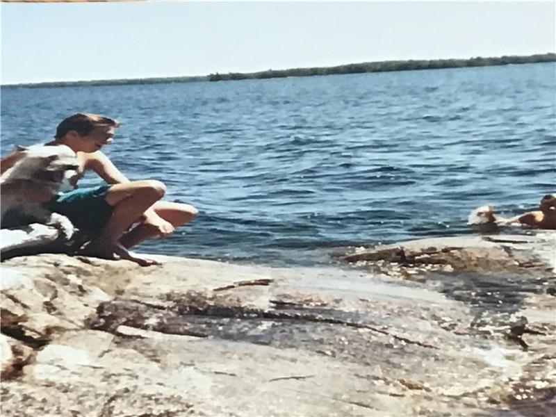 Breathtaking view of Big Gull Lake Northbrook Cottage Rental PL