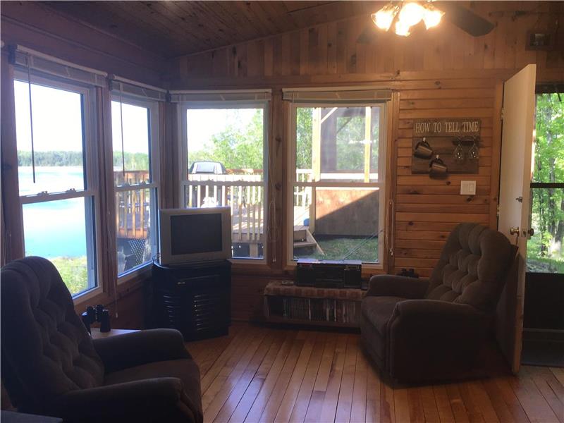 Breathtaking view of Big Gull Lake Northbrook Cottage Rental PL