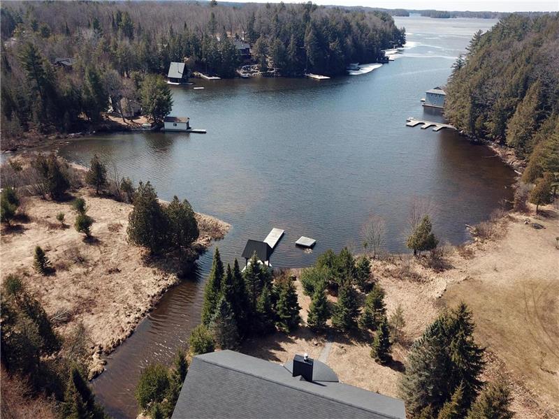 Custom built waterfront cottage on Port Carling Cottage Rental PL