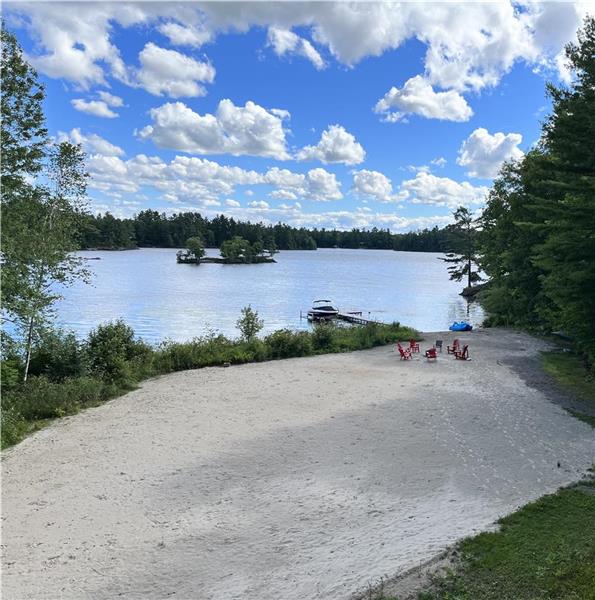 Sandy Bay 6 Bed Muskoka Beachfront Kilworthy Cottage Rental PL