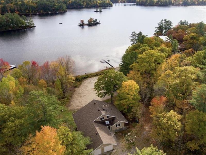 Sandy Bay 6 Bed Muskoka Beachfront Kilworthy Cottage Rental PL