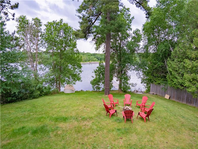 Sandy Beach Waterfront w/ AC French River Cottage Rental PL35185