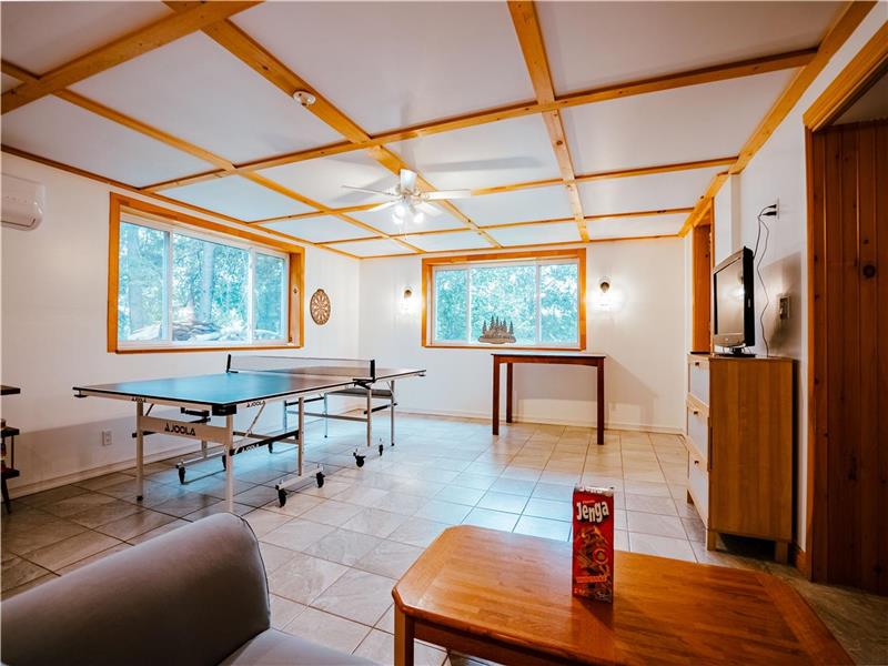 Sandy Beach Waterfront w/ AC French River Cottage Rental PL35185