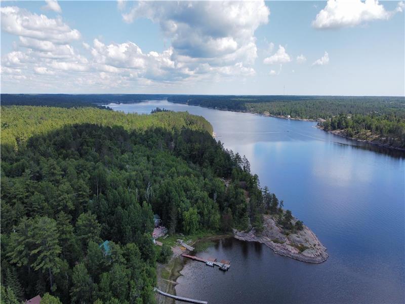 Sandy Beach Waterfront w/ AC French River Cottage Rental PL35185