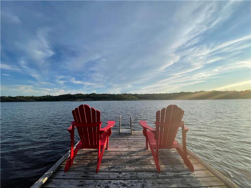 Sandy Beach Waterfront w/ AC French River Cottage Rental PL35185