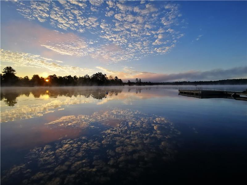 Big Bald Lake Lovely Lakefront Buckhorn Cottage Rental PL37917