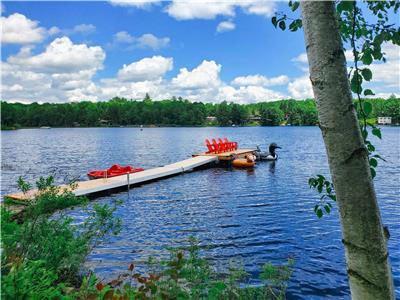 Silver Maple Farmhouse | 4+ Private Acres, 400ft of Lakefront | Hot Tub & Sauna